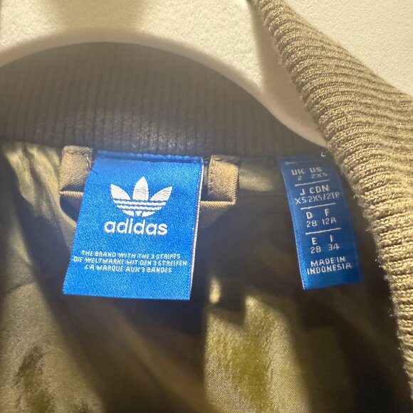 Adidas 2XS Green Maxi Jacket - Picture 9 of 9